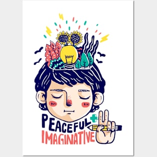 Peaceful & Imaginative Posters and Art